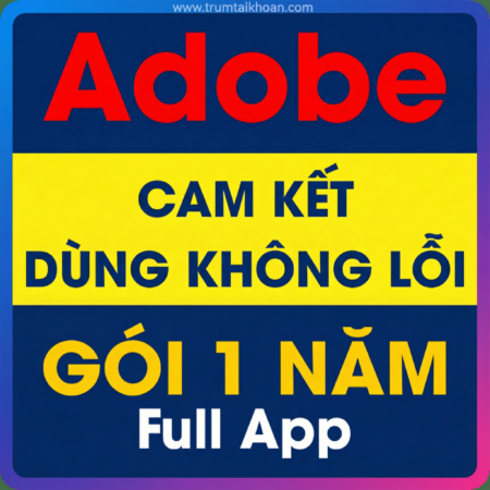 Tài khoản Adobe gói 1 năm