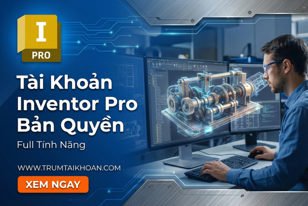 Tài khoản Inventor pro bản quyền