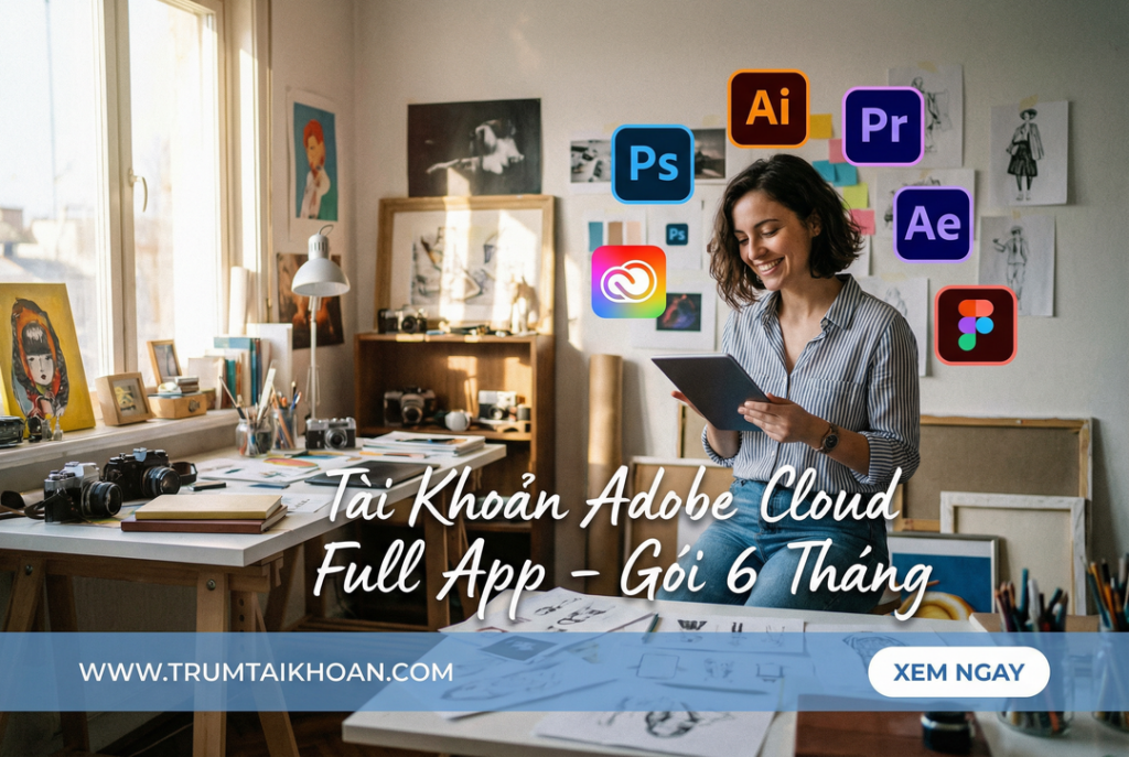 Mua Adobe Cloud Full App Chính Chủ