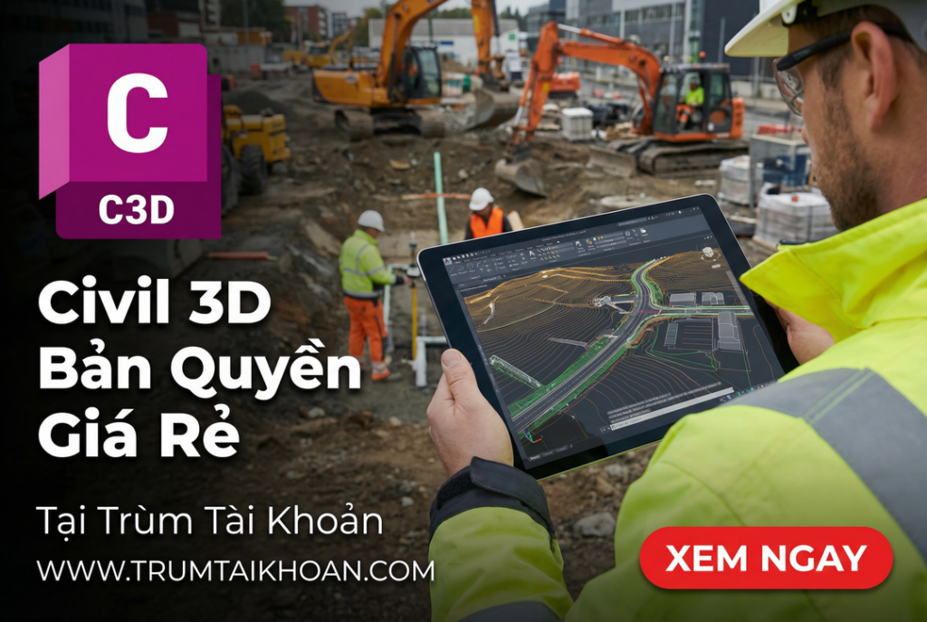 Mua civil 3D bản quyền