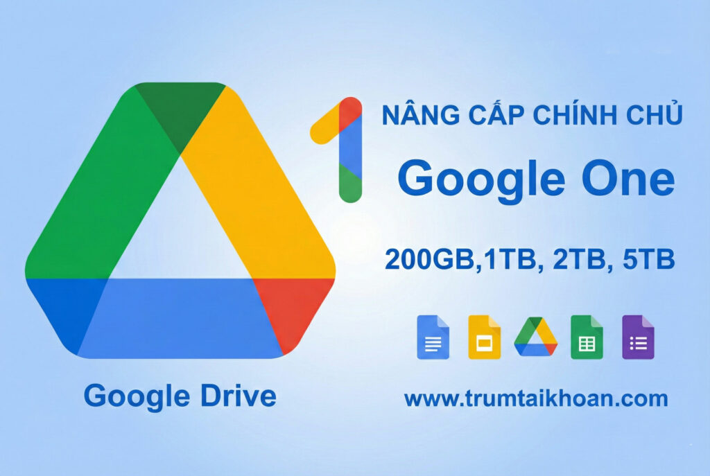 Nâng cấp dung lượng Google One