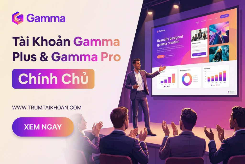 Nâng cấp Gamma AI Plus - Pro