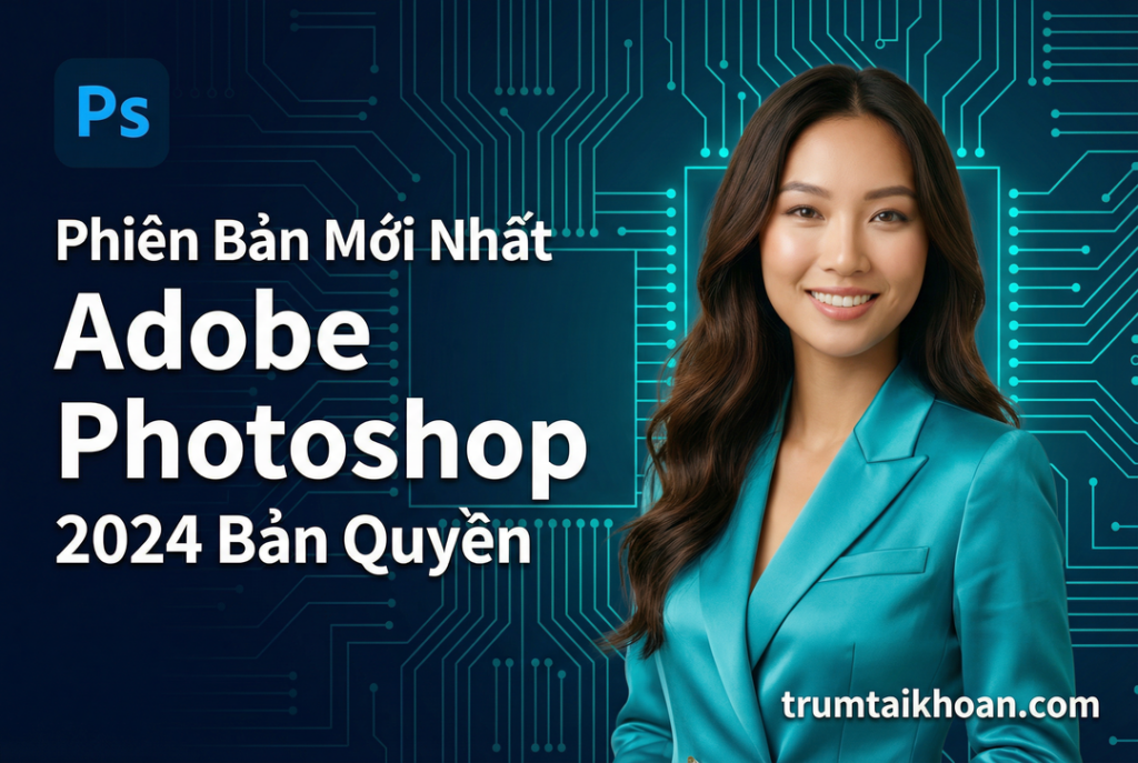 Tài khoản photoshop bản quyền
