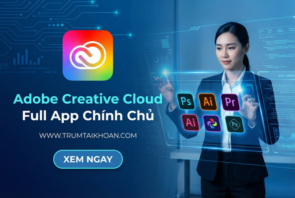 Adobe Creative Cloud Full App Chính Chủ