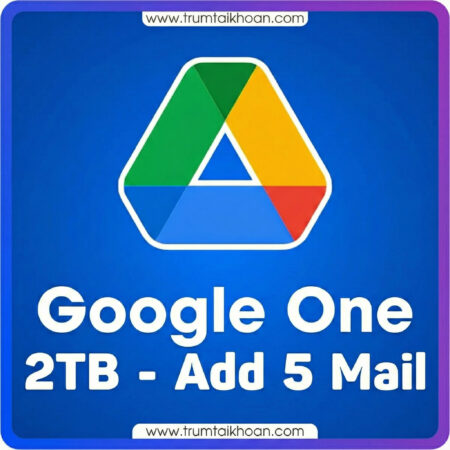 Tài khoản Google One 2T add 5 mail