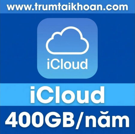 Nâng cấp dung lượng iCloud 400GB