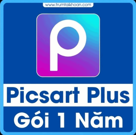 Tài khoản Picsart Plus gói 1 năm