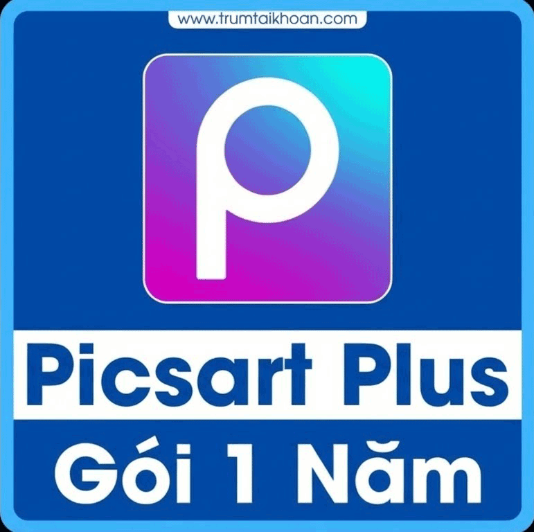 Tài khoản Picsart Plus gói 1 năm