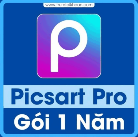 Tài khoản Picsart Pro gói 1 năm