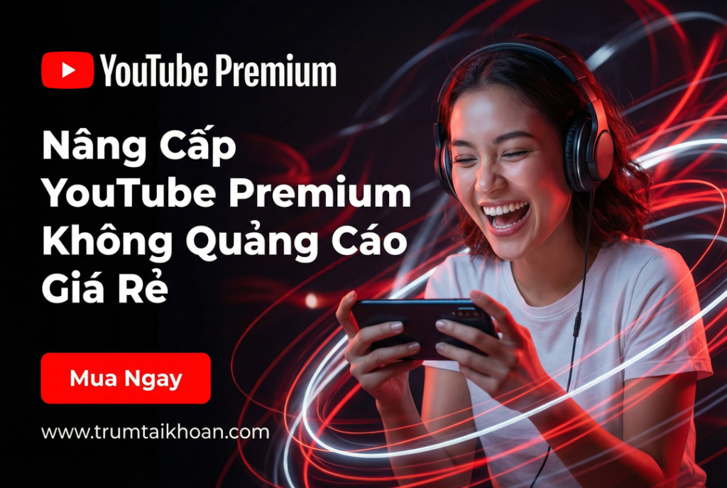 nâng cấp Youtube premium giá rẻ