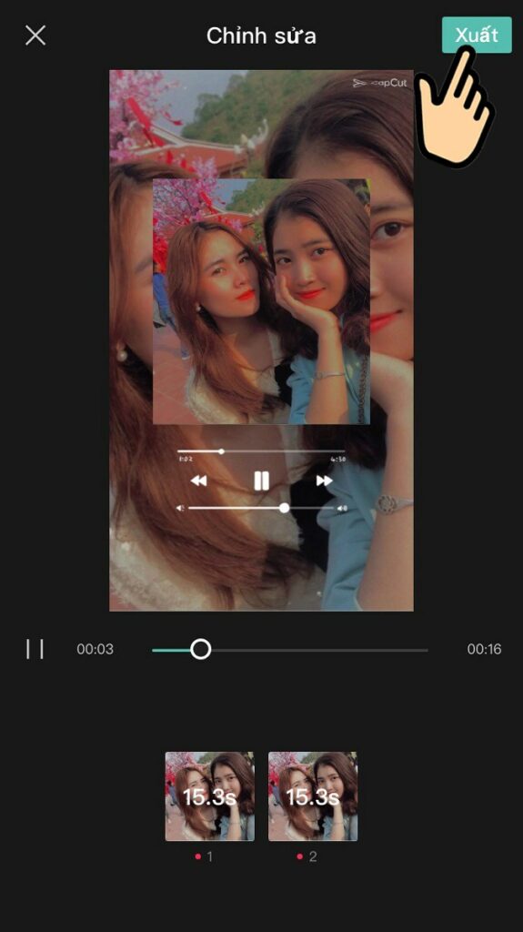 Cách xóa logo Capcut khi đăng tiktok