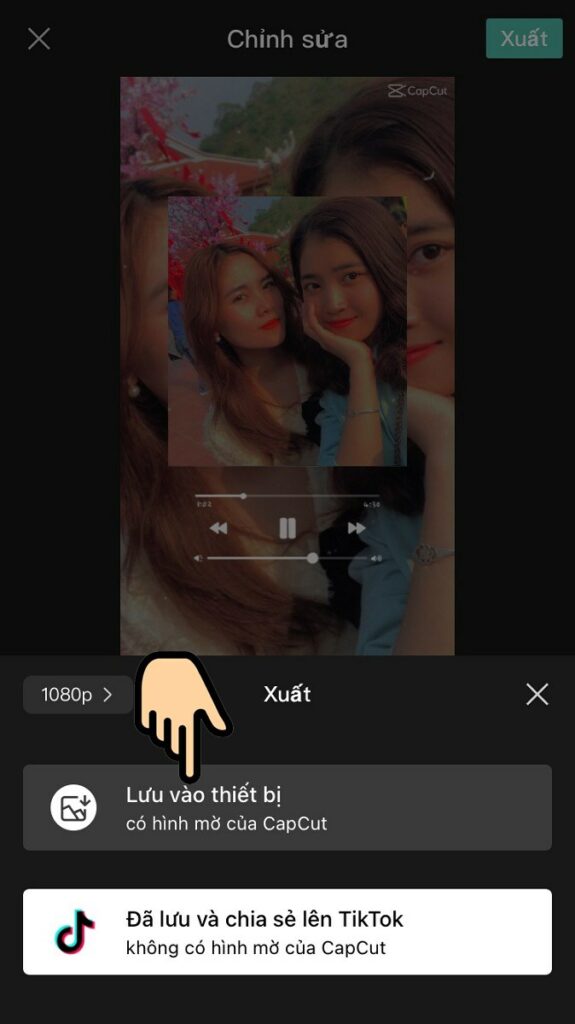Cách xóa logo Capcut khi đăng tiktok