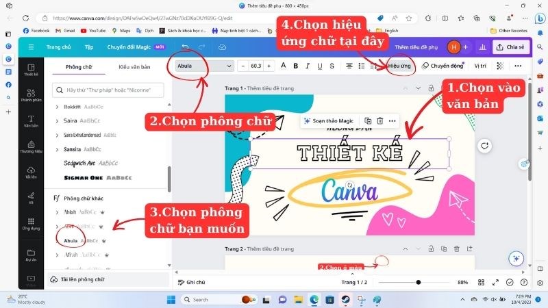 Hướng dẫn thiết kế bằng canva