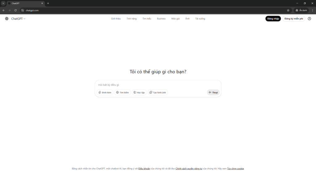 Cách dùng chat GPT